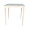 International Concepts Square Solid Wood Top Table, Unfinished, 36 W, 36 L, 36 in H, Wood, Unfinished K-3636-36S - alternate 3